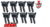 SET OF 8 MACE STANDARD REPLACEMENT IGNITION COILS TO SUIT JEEP COMMANDER XK XH EZB 5.7L V8
