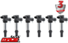SET OF 6 MACE STANDARD REPLACEMENT IGNITION COILS TO SUIT ALFA ROMEO BRERA 939 939A0 3.2L V6