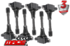 SET OF 6 MACE STANDARD REPLACEMENT IGNITION COILS TO SUIT NISSAN MURANO Z51 VQ35DE 3.5L V6