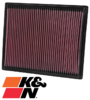 K&N REPLACEMENT AIR FILTER TO SUIT NISSAN VQ40DE 4.0L V6