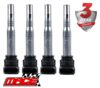 SET OF 4 MACE STANDARD REPLACEMENT IGNITION COILS TO SUIT VOLKSWAGEN SCIROCCO 1S CDLC TURBO 2.0L I4