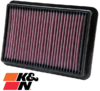 K&N REPLACEMENT AIR FILTER TO SUIT NISSAN NAVARA D40 YD25DDTI TURBO DIESEL 2.5L I4 (OEM 16546EB70A)