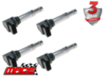 4 X MACE STD REPLACEMENT IGNITION COIL TO SUIT VOLKSWAGEN BEETLE 1L CTHD TURBO SUPERCHARGED 1.4L I4