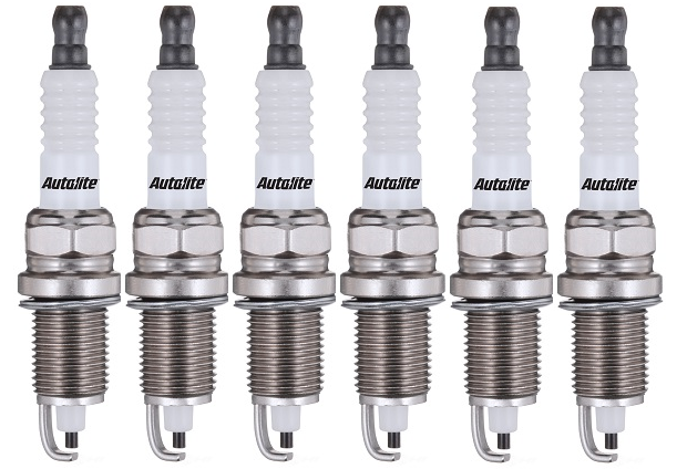 SET OF 6 AUTOLITE SPARK PLUGS TO SUIT MITSUBISHI PAJERO NF NG NH NJ NK 6G72 3.0L V6