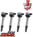 SET OF 4 MACE STANDARD REPLACEMENT IGNITION COILS TO SUIT LEXUS CT200H ZWA10R 2ZR-FXE 1.8L I4