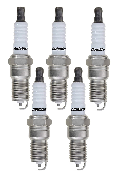 SET OF 5 AUTOLITE SPARK PLUGS TO SUIT VOLKSWAGEN AZX AQN 2.3L V5