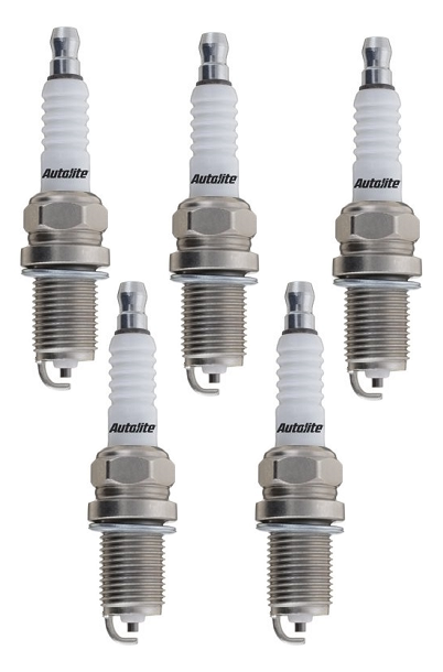 SET OF 5 AUTOLITE SPARK PLUGS TO SUIT VOLKSWAGEN AZX AQN 2.3L V5