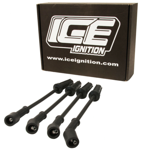 ICE 7MM RACE 1000 SERIES IGNITION LEADS TO SUIT MITSUBISHI TRITON MK 4G64 2.4L I4