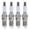 SET OF 4 COPPER CORE SPARK PLUGS TO SUIT MAZDA 323 BG BA BJ B6 1.6L I4