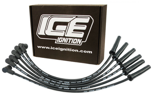 ICE 9MM PRO 100 IGNITION LEADS TO SUIT FORD FAIRMONT AU.I MPFI SOHC VCT 4.0L I6 (TILL 06/2000)