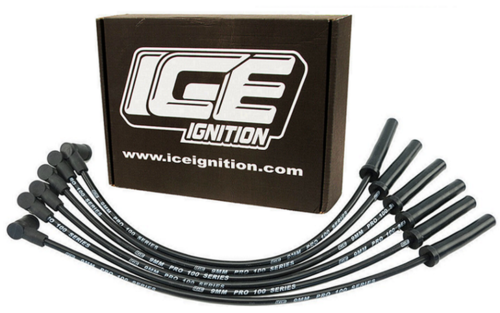 ICE 9MM PRO 100 IGNITION LEADS TO SUIT FORD LTD AU.I MPFI SOHC VCT 4.0L I6 (TILL 06/2000)