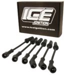 ICE 7MM RACE 1000 SERIES IGNITION LEADS TO SUIT MITSUBISHI MAGNA TR TS 6G72 3.0L V6