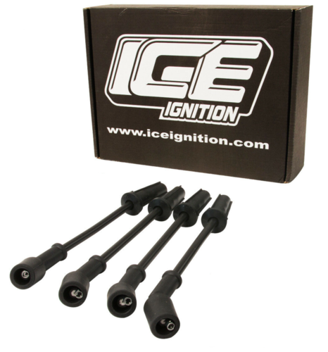 ICE 7MM RACE 1000 SERIES IGNITION LEADS TO SUIT MITSUBISHI LANCER 4G63T TURBO 2.0L I4
