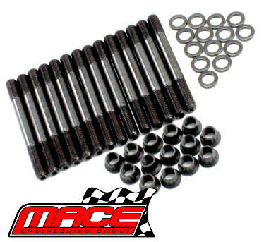 MACE 12MM HEAD STUD KIT TO SUIT FORD FAIRLANE BA BF BARRA 182 190 4.0L I6