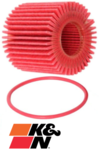 K&N HIGH FLOW OIL FILTER TO SUIT LEXUS CT200H ZWA10R 2ZR-FXE 1.8L I4