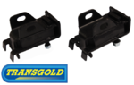 PAIR OF TRANSGOLD STANDARD FRONT ENGINE MOUNTS TO SUIT HOLDEN MONARO HQ HJ HX HZ 253 308 4.2 5.0L V8