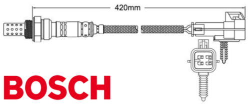 PAIR OF BOSCH PRE CATALYTIC OXYGEN SENSORS TO SUIT HOLDEN CAPRICE WL WM LS1 L76 L77 L98 5.7L 6.0L V8