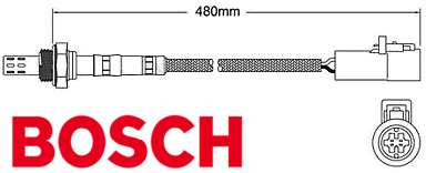 BOSCH PRE CATALYTIC OXYGEN O2 SENSOR TO SUIT FORD FALCON EB ED WINDSOR OHV 5.0L V8