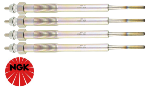 SET OF 4 NGK GLOW PLUGS TO SUIT HOLDEN RODEO RA 4JJ1-TC TURBO DIESEL 3.0L I4