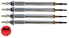 SET OF 4 NGK GLOW PLUGS TO SUIT MAZDA6 GJ SH-VPTS TWIN TURBO DIESEL 2.2L I4