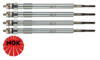 SET OF 4 NGK GLOW PLUGS TO SUIT MAZDA BT50 UP UR P4AT TURBO DIESEL 2.2L I4