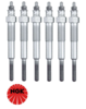 SET OF 6 NGK GLOW PLUGS TO SUIT TOYOTA 2H 1HZ DIESEL 4.0L 4.2L I6