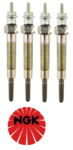 SET OF 4 NGK GLOW PLUGS TO SUIT MITSUBISHI TRITON MK 4M40 DIESEL 2.8L I4 FROM 08/1999