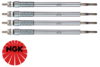 SET OF 4 NGK GLOW PLUGS TO SUIT TOYOTA RAV4 ALA49R 2AD-FTV 2AD-FHV TURBO DIESEL 2.2L I4