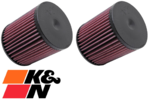 PAIR OF K&N REPLACEMENT AIR FILTERS TO SUIT AUDI A8 D4 CTEC TWIN TURBO DIESEL 4.2L V8