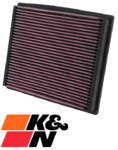 K&N REPLACEMENT AIR FILTER TO SUIT AUDI RS4 B5 ASJ TWIN TURBO 2.7L V6