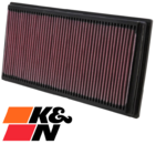 K&N REPLACEMENT AIR FILTER TO SUIT AUDI TT 8N BHE BPF 3.2L V6