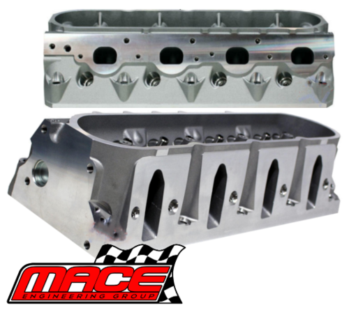 PAIR OF MACE BARE CATHEDRAL PORT 243 CASTING CYLINDER HEADS TO SUIT HSV LS2 6.0L V8