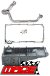MACE OIL SUMP GASKET KIT AND PICKUP TUBE TO SUIT LS CONVERSION INTO HOLDEN ONE TONNER HQ HJ HX HZ WB