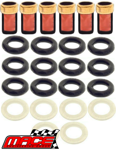 MACE FUEL INJECTOR REPAIR KIT TO SUIT FORD BARRA E-GAS 182 190 240T 245T TURBO 4.0L I6