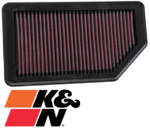 K&N REPLACEMENT AIR FILTER TO SUIT HYUNDAI VELOSTER FS G4FD G4FJ TURBO 1.6L I4