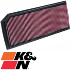 K&N REPLACEMENT AIR FILTER TO SUIT AUDI A3 8P AXX BLR BVY BWA CAWB CCZA TURBO 2.0L I4