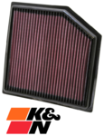 K&N REPLACEMENT AIR FILTER TO SUIT LEXUS GS460 URS190R 1UR-FSE 4.6L V8