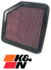 K&N REPLACEMENT AIR FILTER TO SUIT LEXUS GS430 UZS190R 3UZ-FE 4.3L V8