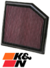 K&N REPLACEMENT AIR FILTER TO SUIT LEXUS RC300 ASC10R 8AR-FTS TURBO 2.0L I4