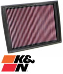 K&N REPLACEMENT AIR FILTER TO SUIT LAND ROVER 276DT 306DT TWIN TURBO DIESEL 2.7L 3.0L V6