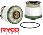 RYCO CARTRIDGE FUEL FILTER TO SUIT MAZDA BT50 UP UR P4AT TURBO DIESEL 2.2L I4