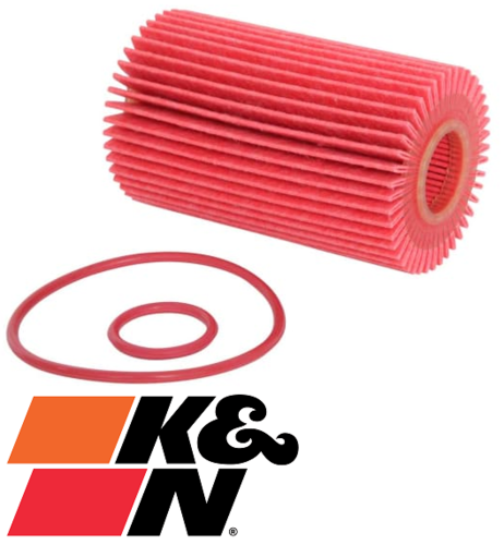 K&N HIGH FLOW CARTRIDGE OIL FILTER TO SUIT LEXUS IS F USE20R 2UR-GSE 5.0L V8