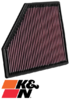 K&N REPLACEMENT AIR FILTER TO SUIT BMW 2 SERIES B48B20 B48A20B TURBO 2.0L I4