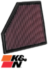 K&N REPLACEMENT AIR FILTER TO SUIT BMW 3 SERIES B48B20M0 B40B20A B48B20O0 TURBO 2.0L I4