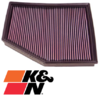 K&N REPLACEMENT AIR FILTER TO SUIT BMW N62B40 N62B44 N62B48 4.0L 4.4L 4.8L V8