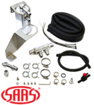 SAAS BAFFLED OIL CATCH CAN KIT TO SUIT FORD RANGER PX1 P5AT TURBO DIESEL 3.2L I5