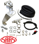 SAAS BAFFLED OIL CATCH CAN KIT TO SUIT FORD RANGER PX1 P4AT TURBO DIESEL 2.2L I4