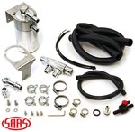 SAAS BAFFLED OIL CATCH CAN KIT TO SUIT FORD RANGER PJ PK WEAT TURBO DIESEL 3.0L I4
