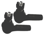 PAIR OF OUTER TIE ROD ENDS TO SUIT TOYOTA HILUX KUN25R KUN26R 1KD-FTV 2KD-FTV 2.5L 3.0L I4