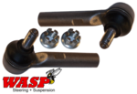 PAIR OF WASP OUTER TIE ROD ENDS FOR TOYOTA HIACE KDH201R KDH206R KDH221R KDH223R 1KD-FTV 3.0L I4